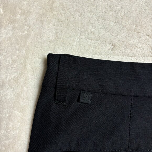 Lululemon Mens Commission Short Relaxed 11" Size 34 Warpstreme Black On the Move - Picture 9 of 13